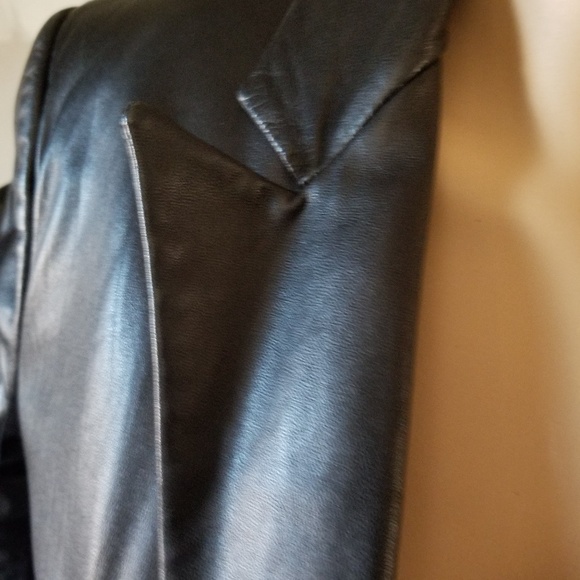 Express Leather Trench Coat - Picture 6 of 8